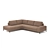 Belgian Comfort Corner Sofa 3D model small image 2