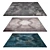 Luxurious Velvet Collection: Napoli Fumo, Rosa Polvere, Smeraldo 3D model small image 1