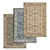 Luxury Carpet Set: High-Quality Textures 3D model small image 1