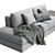 ABACO Corner Sofa - Ultimate Comfort and Style 3D model small image 2