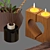 Heartwood Candle Holder 3D model small image 4