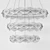 Elegant Rote Triple Chandelier 3D model small image 3