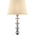 Elegant Crystal Table Lamp 3D model small image 1