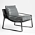 Leather Dunhill Chair: Sleek & Stylish 3D model small image 2