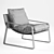 Leather Dunhill Chair: Sleek & Stylish 3D model small image 3