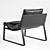 Leather Dunhill Chair: Sleek & Stylish 3D model small image 4