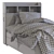 Oak Galway Bed with Storage - Stylish and Functional 3D model small image 5