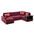 Moon 107 Modular Sofa 3D model small image 1