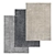 Luxury Carpet Set - High-Quality Textures 3D model small image 1