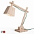 Modern Muuto Wood Lamp, 50 cm 3D model small image 1