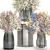 Elegant Blooms Bouquet Set 3D model small image 3