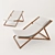 Elegant Portofino Collection: Folding Chairs & Outdoor Sofas 3D model small image 1