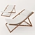 Elegant Portofino Collection: Folding Chairs & Outdoor Sofas 3D model small image 2