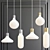 Frosted Glass Flask Pendant Light 3D model small image 1