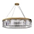 Newport Gold Crystal Chandelier 3D model small image 2