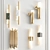 Elegant Copper Sconce Set: Aesthetic Lighting Solution 3D model small image 1