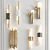 Elegant Copper Sconce Set: Aesthetic Lighting Solution 3D model small image 2