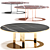 Giotto Marble Coffee Table 3D model small image 7