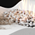 Elegant Fireplace for Close-Up Renders 3D model small image 4