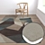 High-Quality Carpets Set 3D model small image 5