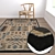 High-Quality Carpet Set with Versatile Textures 3D model small image 5