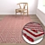 Luxury Carpet Set. High-Quality Textures. 3D model small image 5