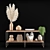 Elegant Pampas Decor Set 3D model small image 7