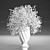 Elegant Floral Vase Bouquet 3D model small image 4