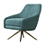  Pleated Swivel Chair: Stylish and Comfortable 3D model small image 2