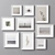 Stylish Multi-Colored Picture Frames 3D model small image 3