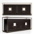 Ebony Elegance: Zanaboni Sideboard 3D model small image 1