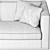 Elegant and Comfortable Bilbao Sofa 3D model small image 3