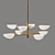 Title: Graphic Two-Tier Chandelier - Stunning Lighting Fixture 3D model small image 1
