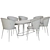 Sleek Dining Chair Set 3D model small image 3