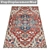 Luxury Textured Carpets Set 3D model small image 3