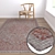 Luxury Textured Carpets Set 3D model small image 5