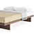 Minimalist Kyoto Japanese Bed 3D model small image 4