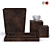 Luxurious Bath Accessories Set by Restoration Hardware 3D model small image 1
