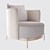 Minotti Tape: Elegant Armchair 3D model small image 1