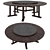 ARBOR JANUS et Cie: Wood and Stone Table 3D model small image 4