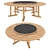 ARBOR JANUS et Cie: Wood and Stone Table 3D model small image 6