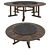 ARBOR JANUS et Cie: Wood and Stone Table 3D model small image 7