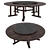 ARBOR JANUS et Cie: Wood and Stone Table 3D model small image 8