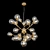 Dallas Modern Gold Pendant Lamp 3D model small image 1