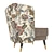 Floral Print Deco Armchair 3D model small image 6