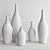 Contemporary European Vase Set 3D model small image 2