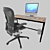 Multi-Function PC Desk Set 3D model small image 3