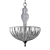 Modern Chrome Clear Pendant Light 3D model small image 1