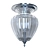 Modern Chrome Ceiling Light 3D model small image 1