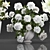 Elegant White Floral Bouquet 3D model small image 3